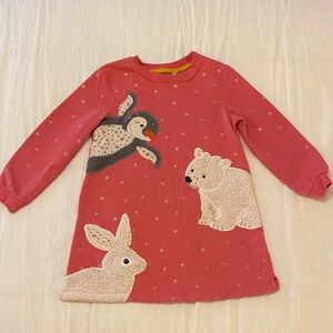 Mini Boden Pink and Yellow Dress